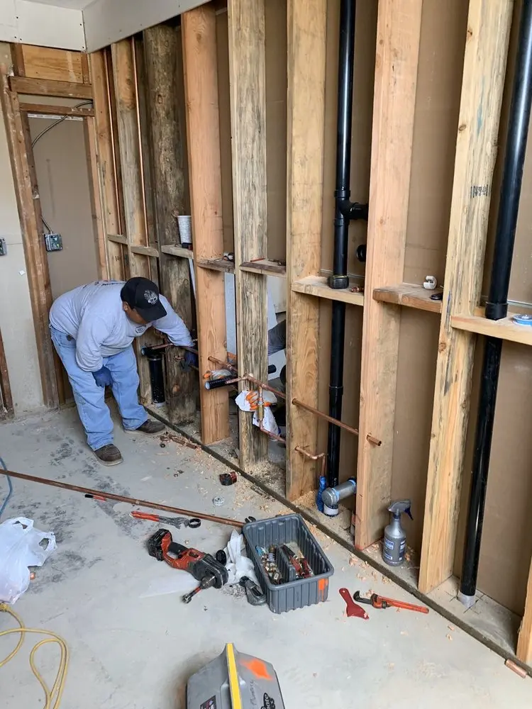 Commercial rough-in plumbing for Trenchless Sewer Repair in Adelphi